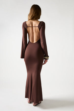 THE NAOMI OPEN BACK DRESS – NOBLE